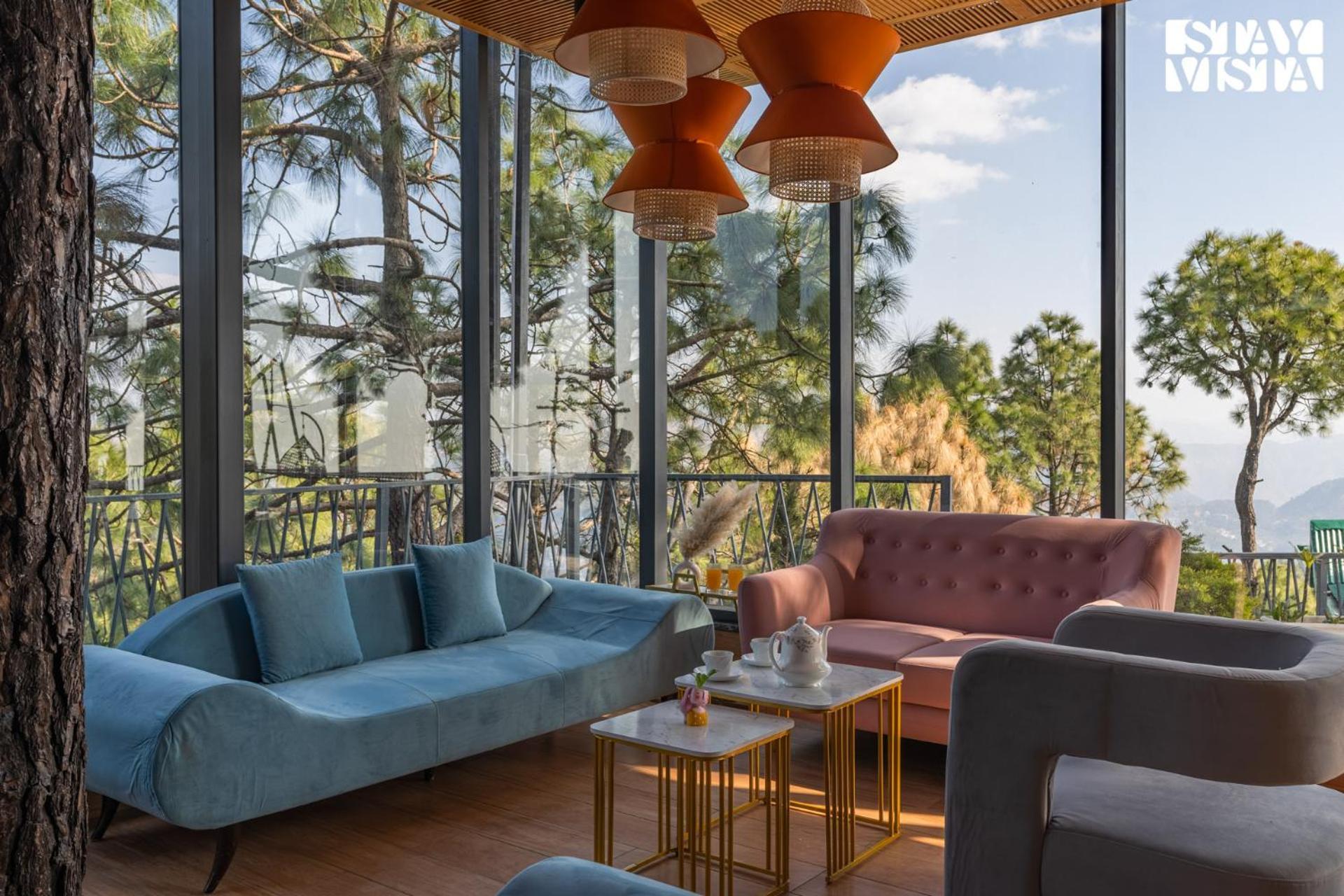 Stayvista At Serene With Outdoor Bonfire Barog Buitenkant foto