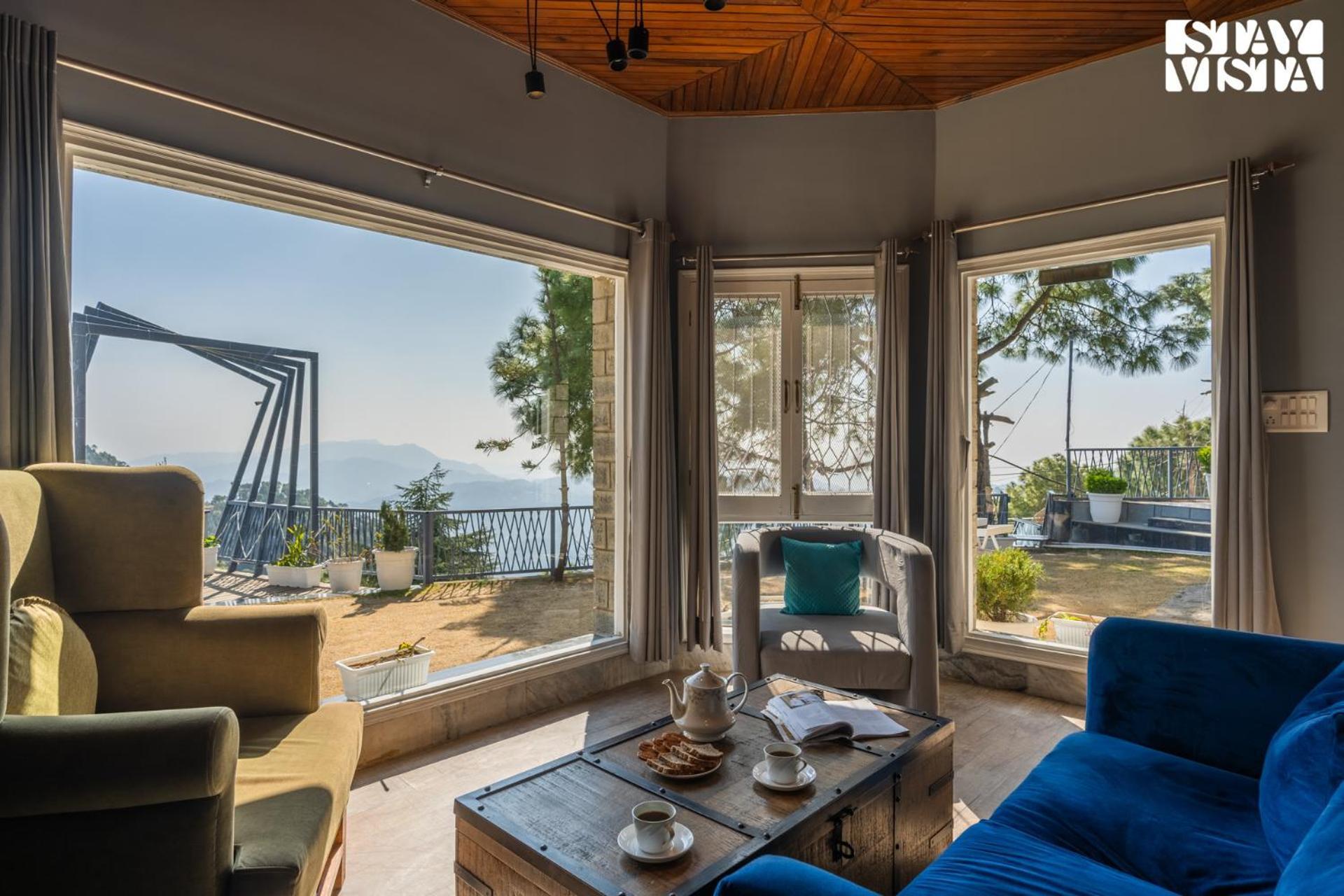 Stayvista At Serene With Outdoor Bonfire Barog Buitenkant foto
